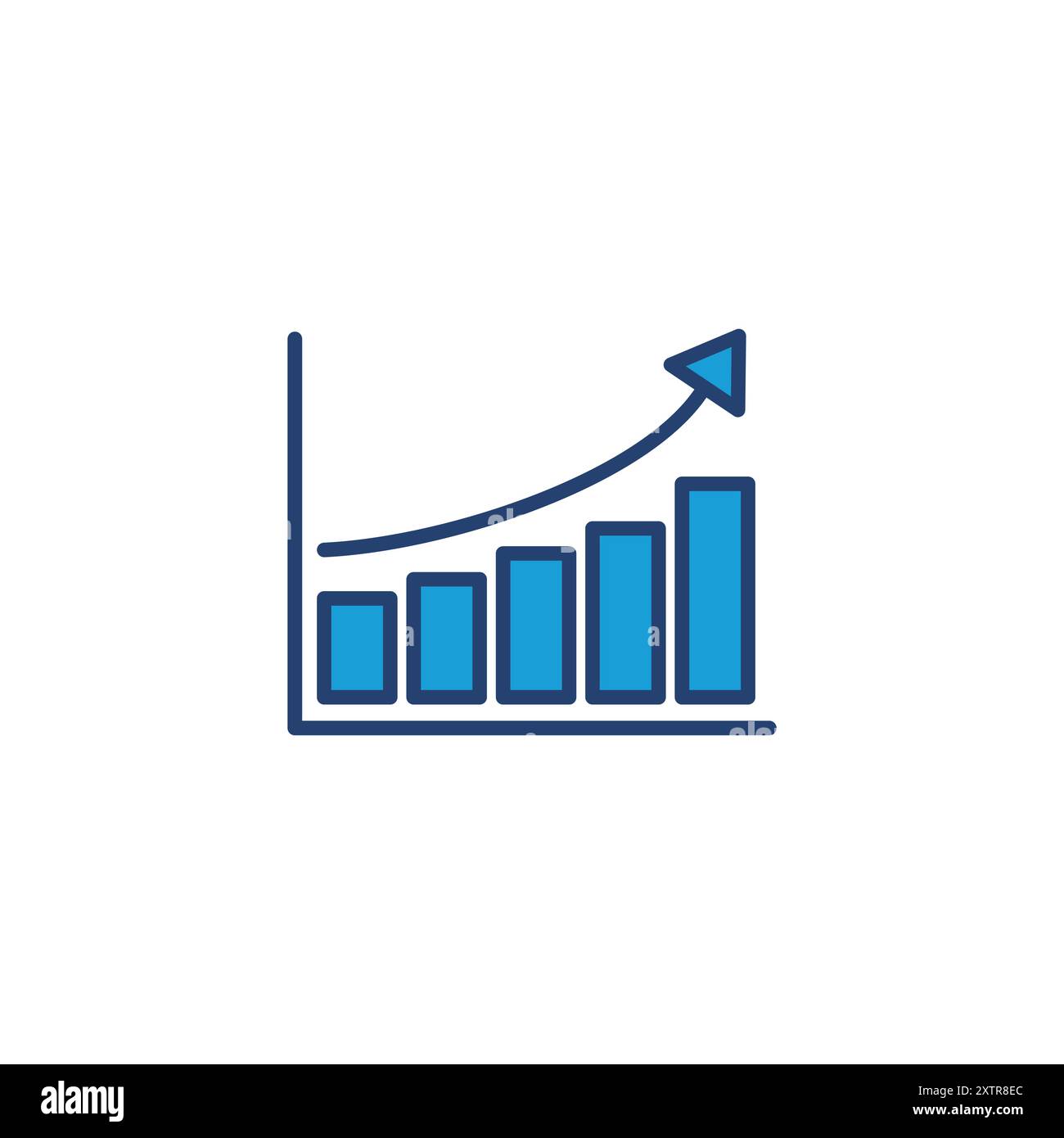 Growing graph Icon. Chart icon. diagram icon Stock Vector Image & Art ...