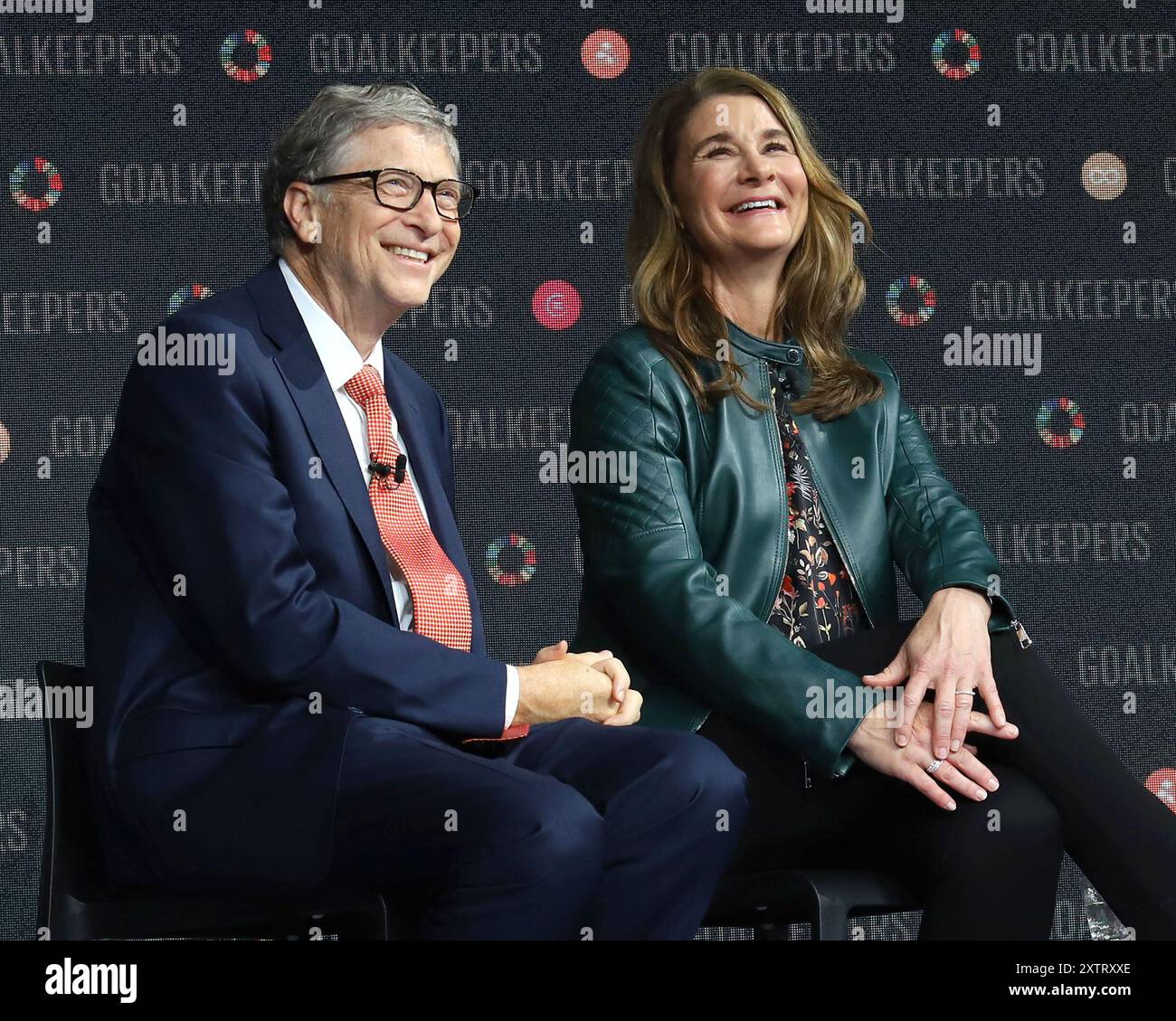 Bill gates and melinda gates hi-res stock photography and images - Alamy