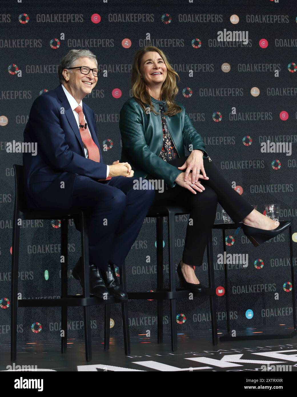 Bill gates and melinda gates hi-res stock photography and images - Alamy