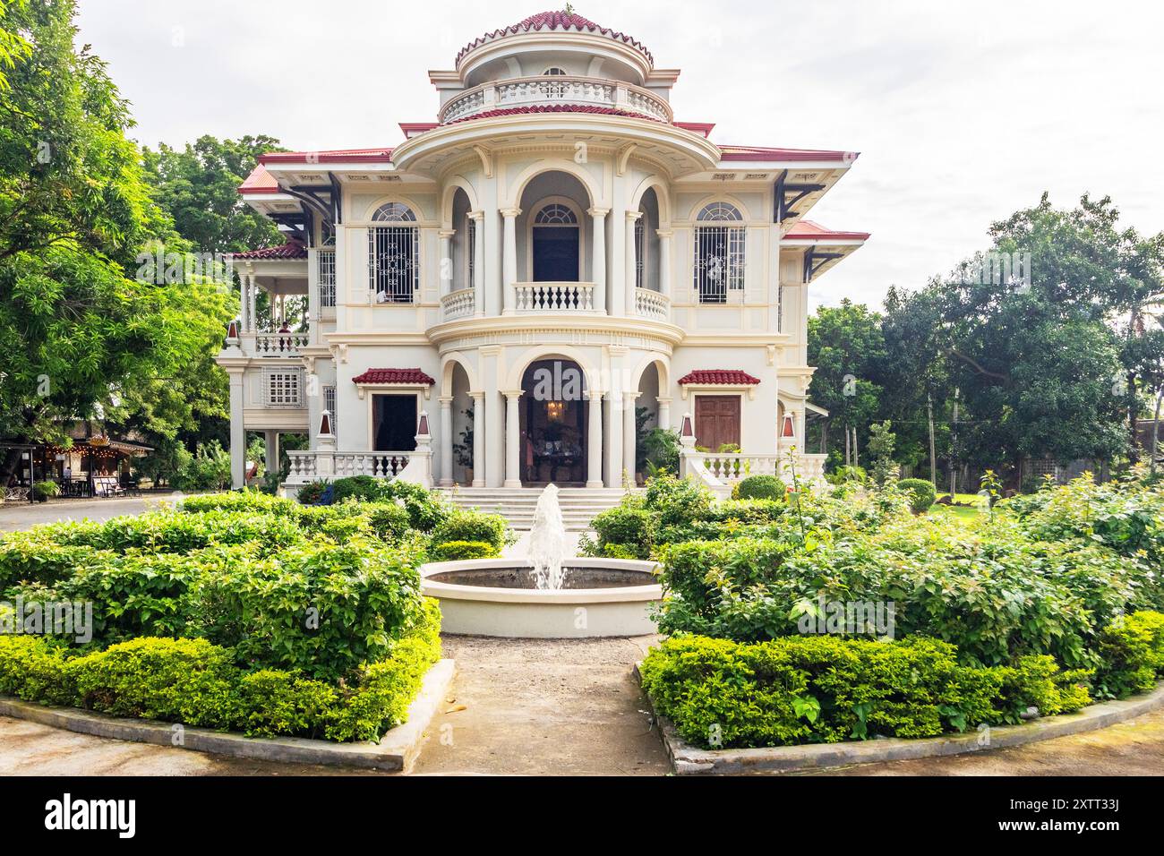 The facade of the Yusay-Consing Ancestral House, now a museum in Iloilo City, Philippines Stock Photo