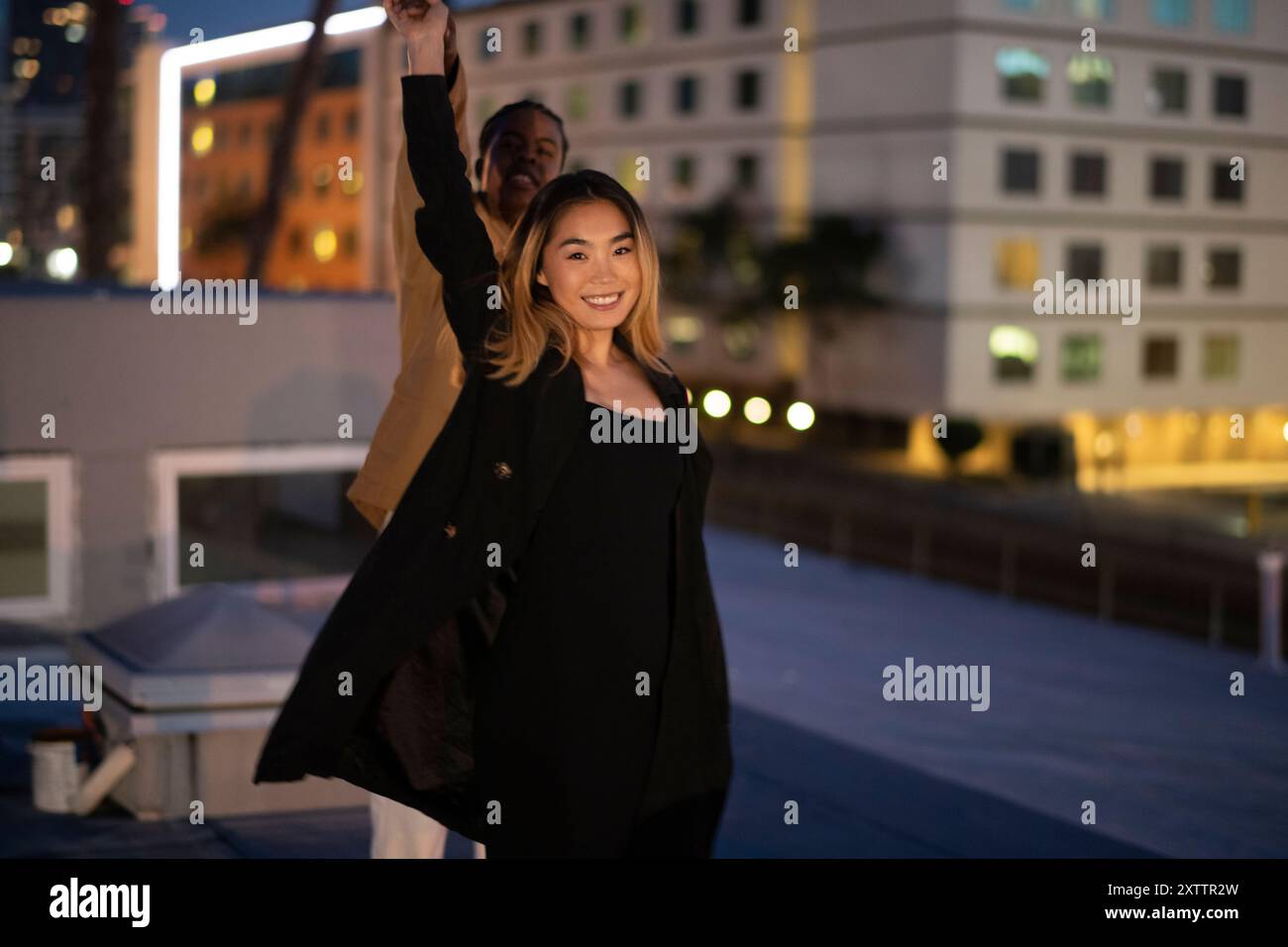 Multi racial couple dancing hi-res stock photography and images - Alamy