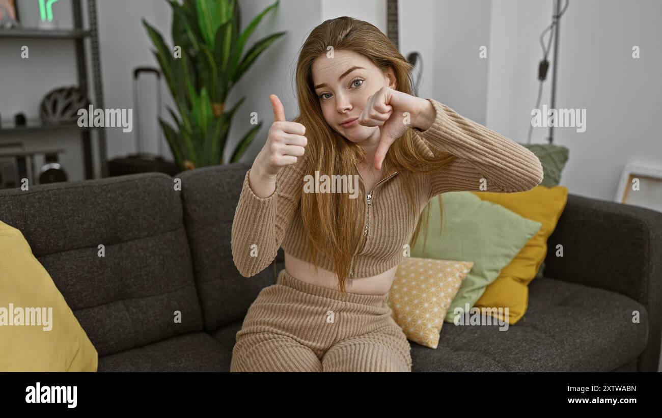 Thumbs up down neutral hi-res stock photography and images - Alamy