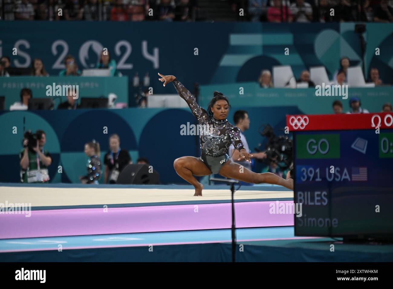 PARIS, FRANCE28 July 2024 Simone Biles of USA during the Artistic