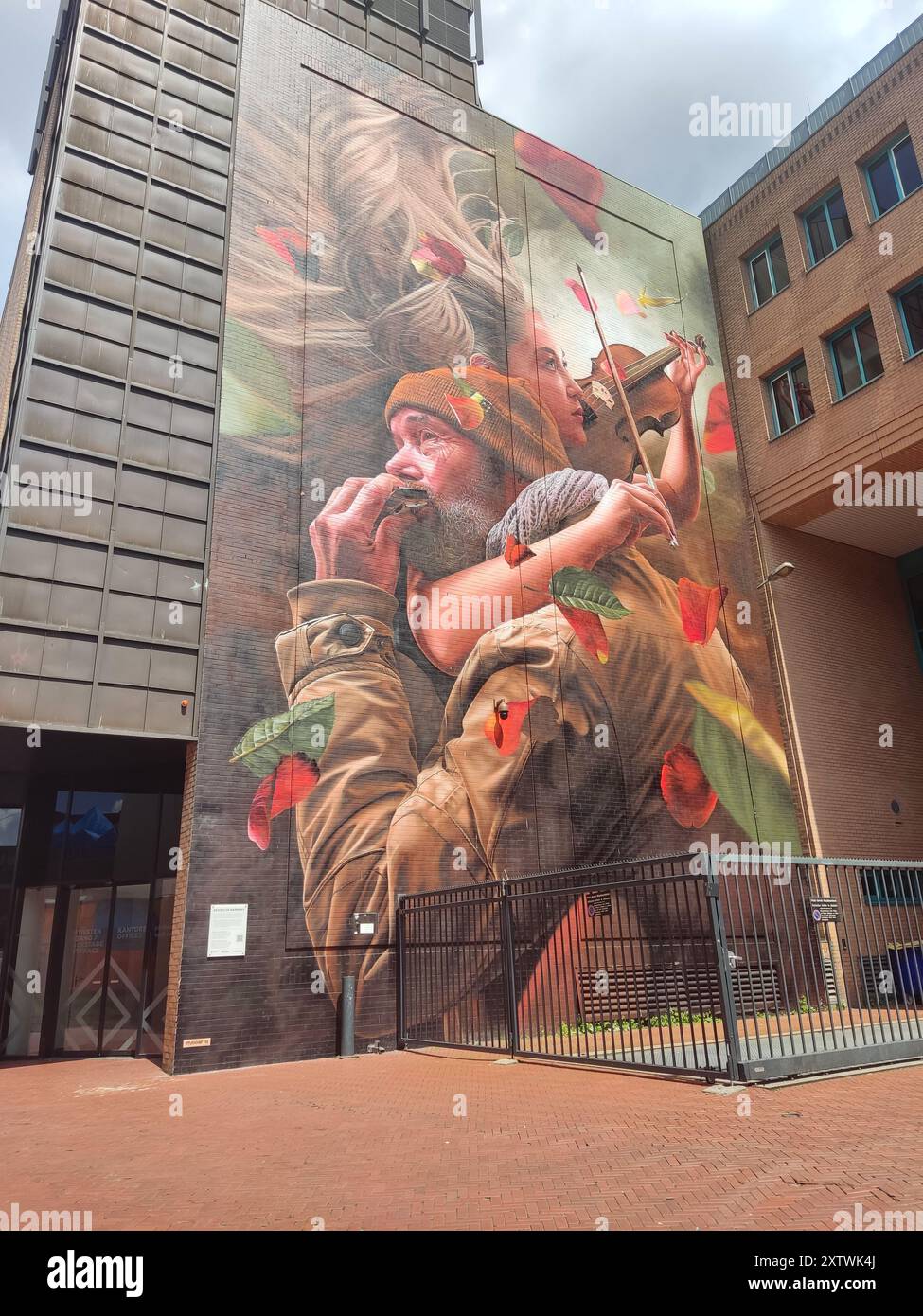 Street Art - Eindhoven - Netherlands - Echoes of Harmony Stock Photo