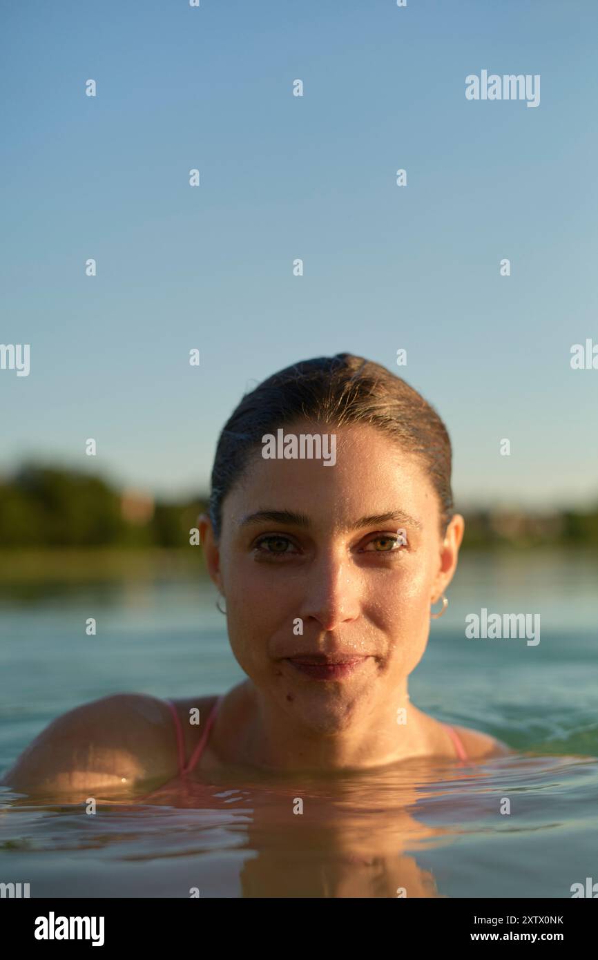 Swimming in calm water hi-res stock photography and images - Alamy