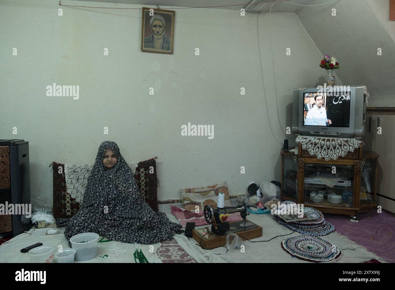 refugee life in Mashhad, Iran. Stock Photo