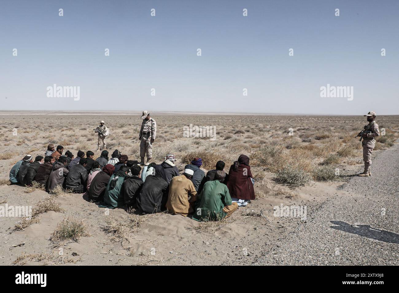 refugee life in Mashhad, Iran. Stock Photo