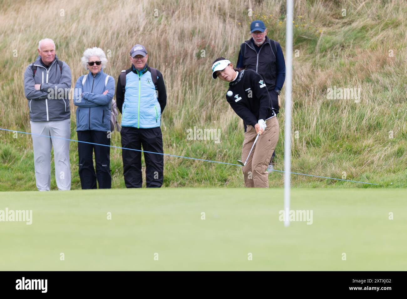 North Ayrshire, Scotland. 16th August 2024. Olympic champion Lydia Ko
