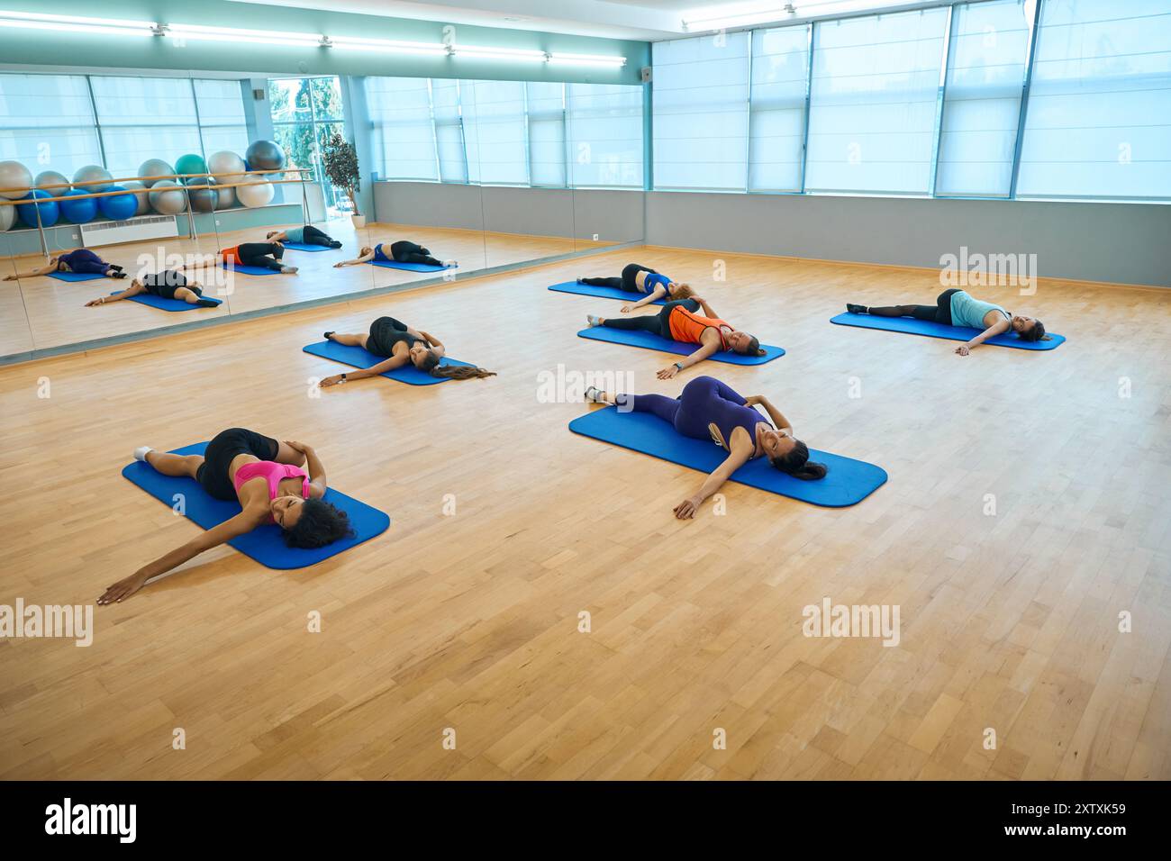 Pilates Classes Example Pilates classes hi-res stock photography and images - Alamy