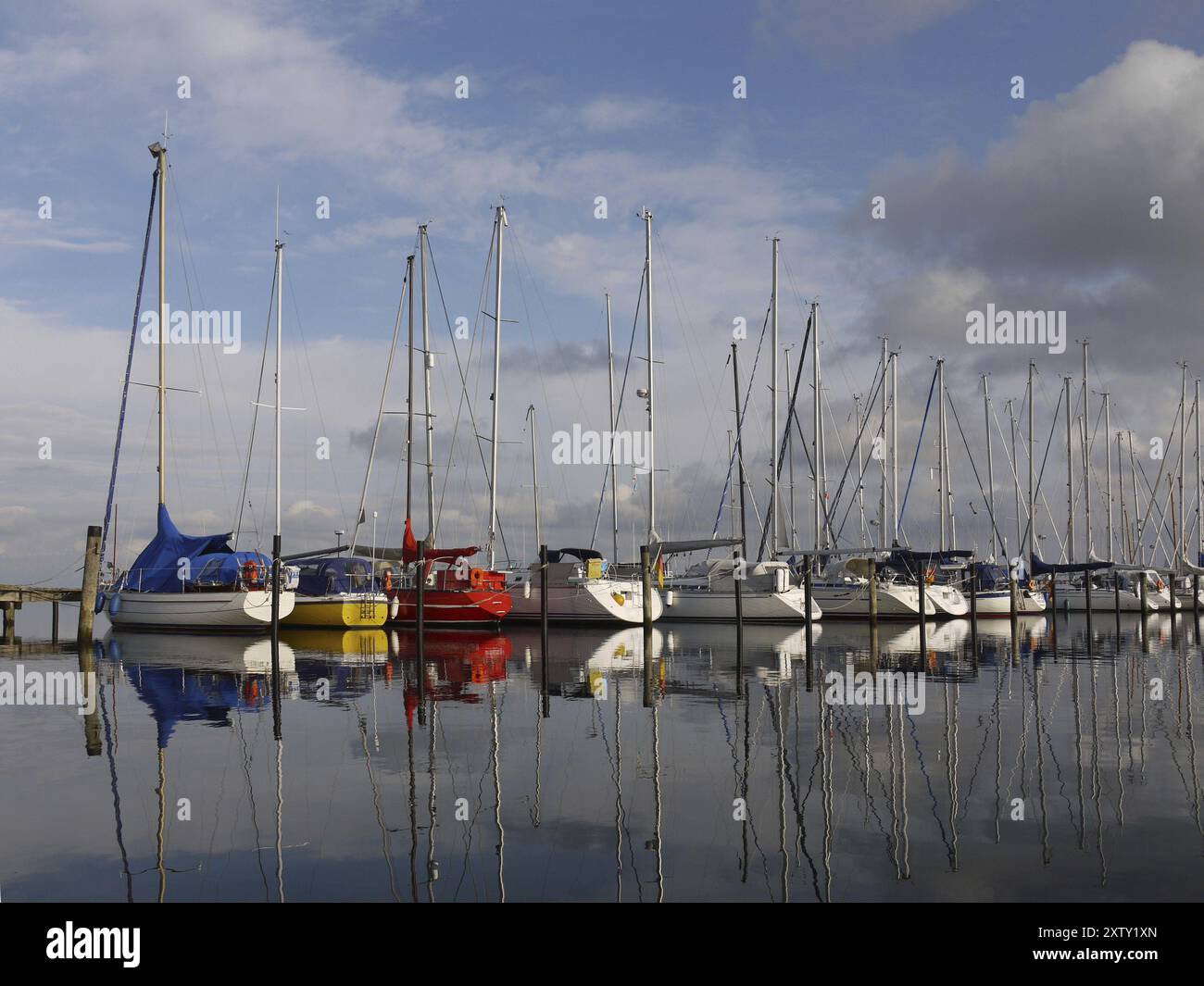 Jetty 12 in the large Heiligenhafen marina Stock Photo - Alamy