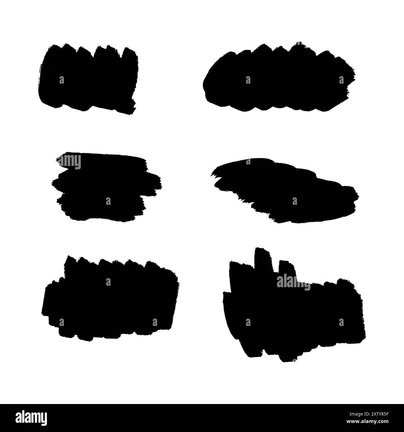 Set of different hand drawn, vector strokes Stock Vector Image & Art ...
