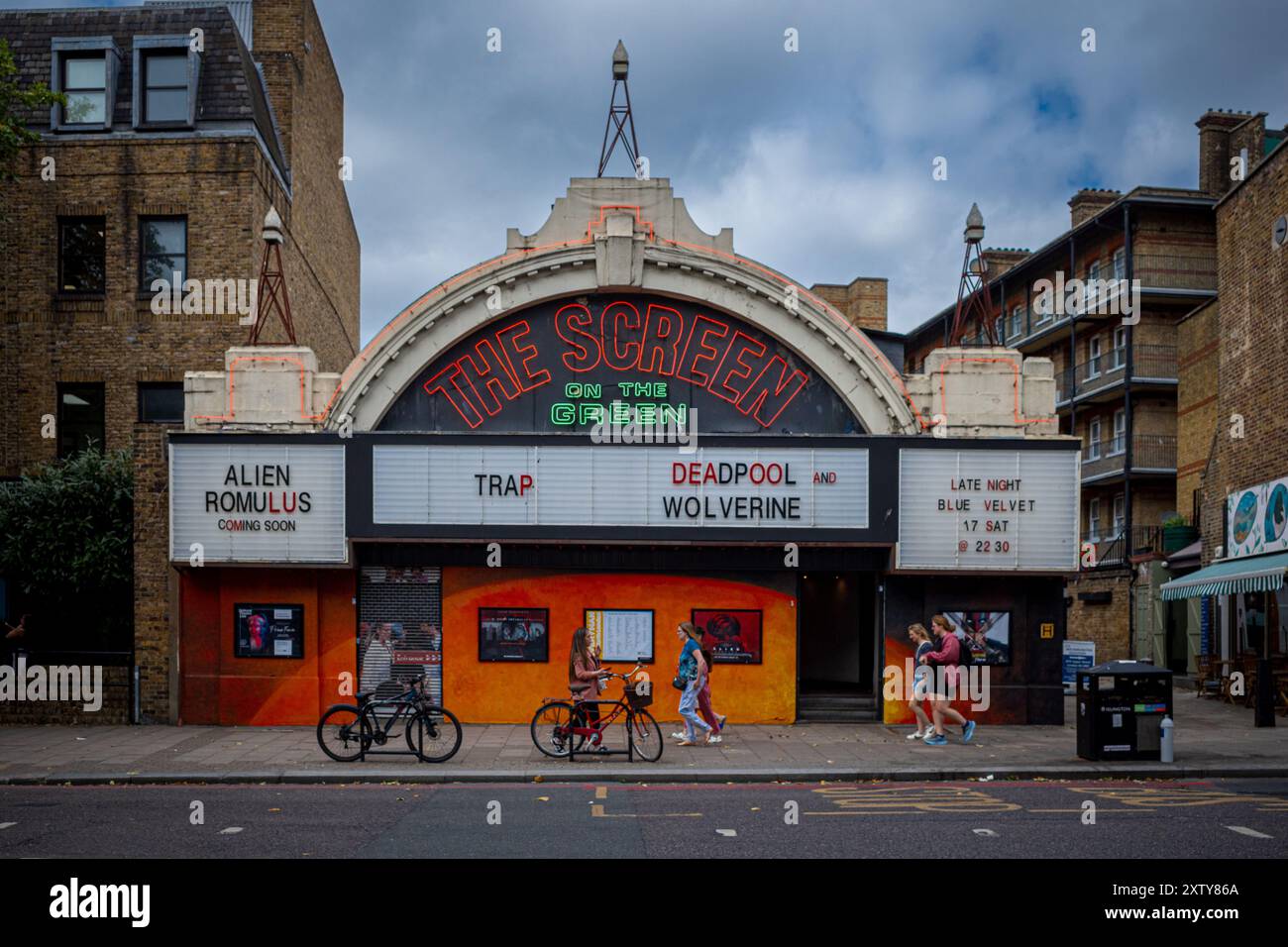 The Everyman Screen on the Green Islington London - Opened in 1913 it is one of the one of the oldest continuously running cinemas in the UK. Stock Photo