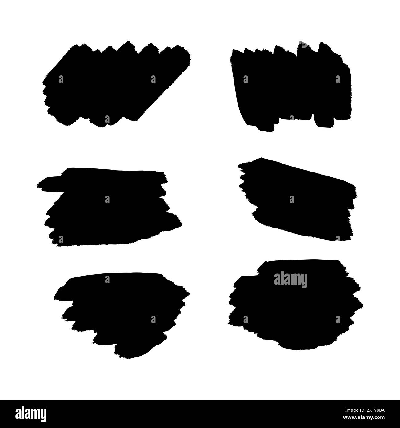 Set of different hand drawn, vector strokes Stock Vector Image & Art ...