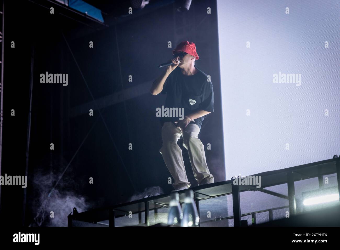 Der deutsche Rapper Trettmann Stefan Richter auf dem Highfield 2024 ...