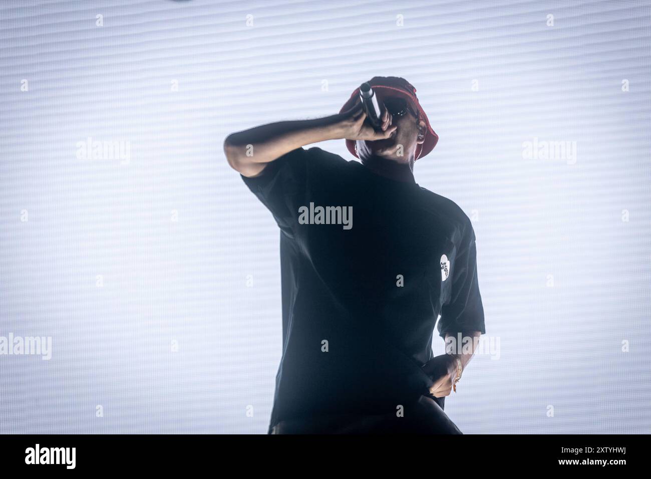 Der deutsche Rapper Trettmann Stefan Richter auf dem Highfield 2024 ...