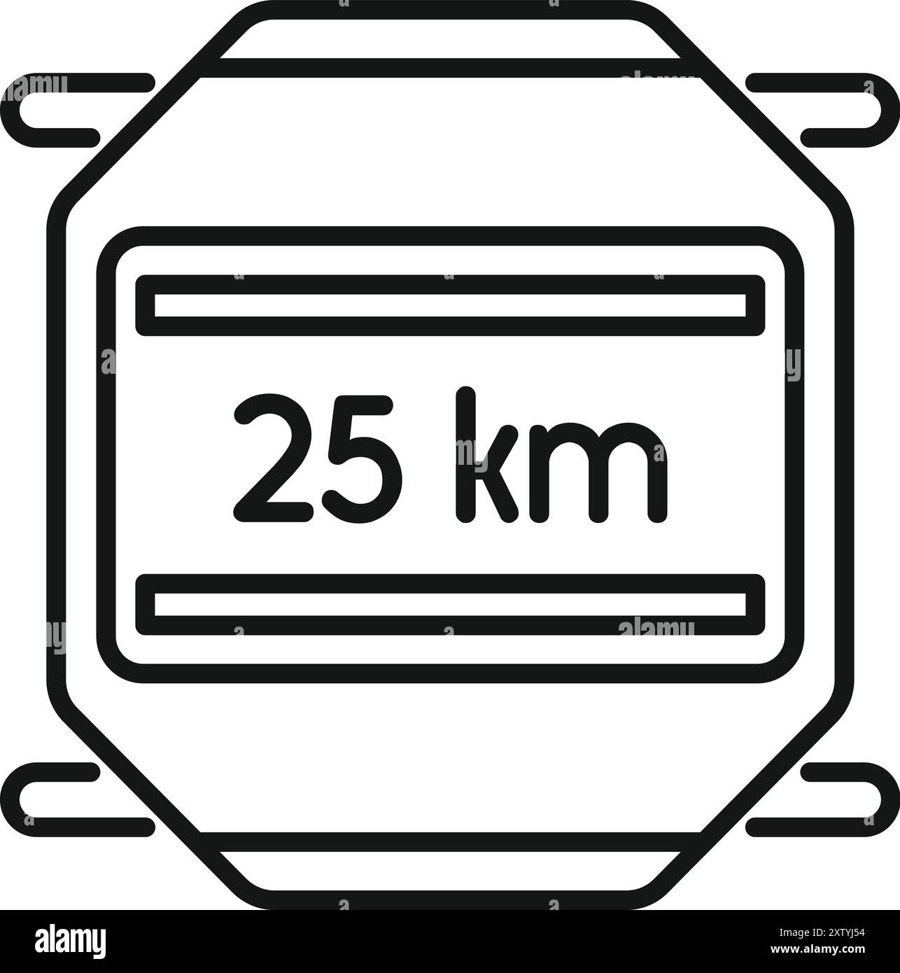 Kmh icon Stock Vector Images - Alamy