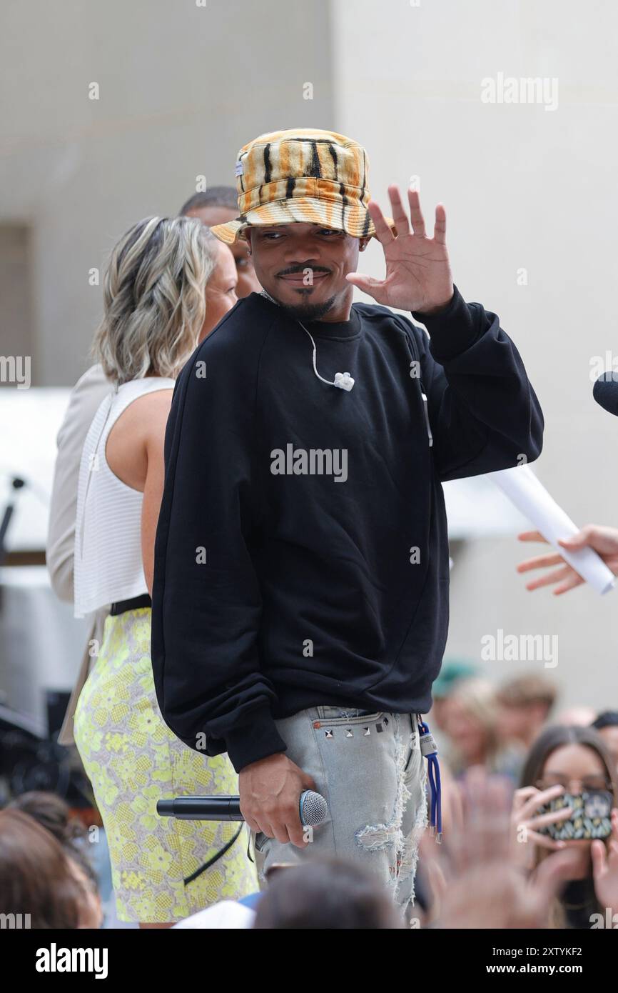 New York, USA, August 146, 2024 - Chance The Rapper delivers an ...