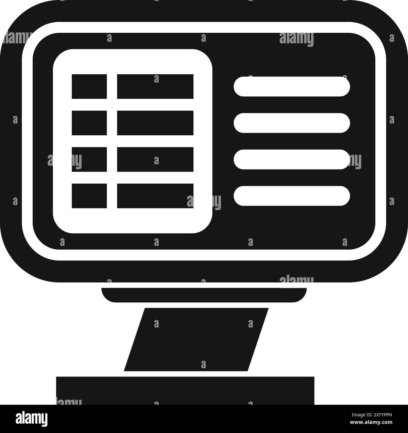 Air conditioner icon showing temperature settings, perfect for websites ...