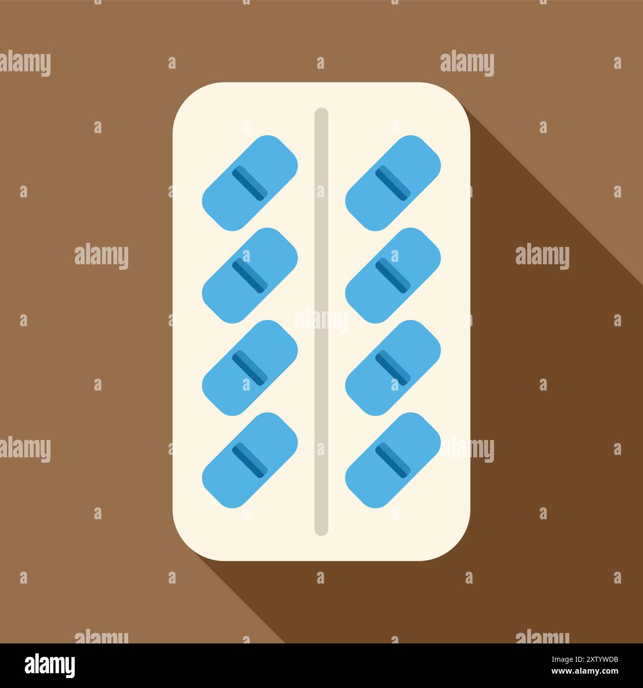 Blister pack blue Stock Vector Images - Alamy