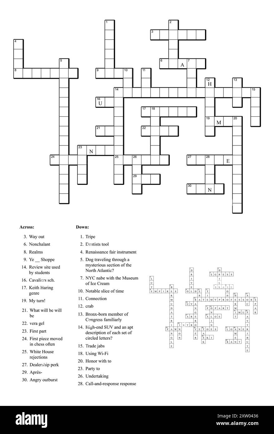 Puzzle page criss cross word game Stock Vector Images Alamy