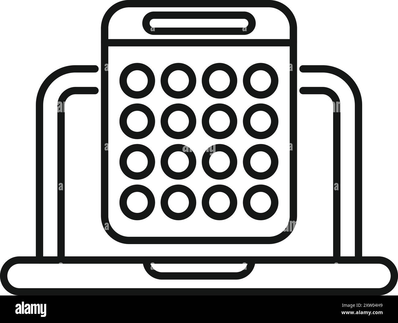 Electronic voting machine being used for online voting system with ...