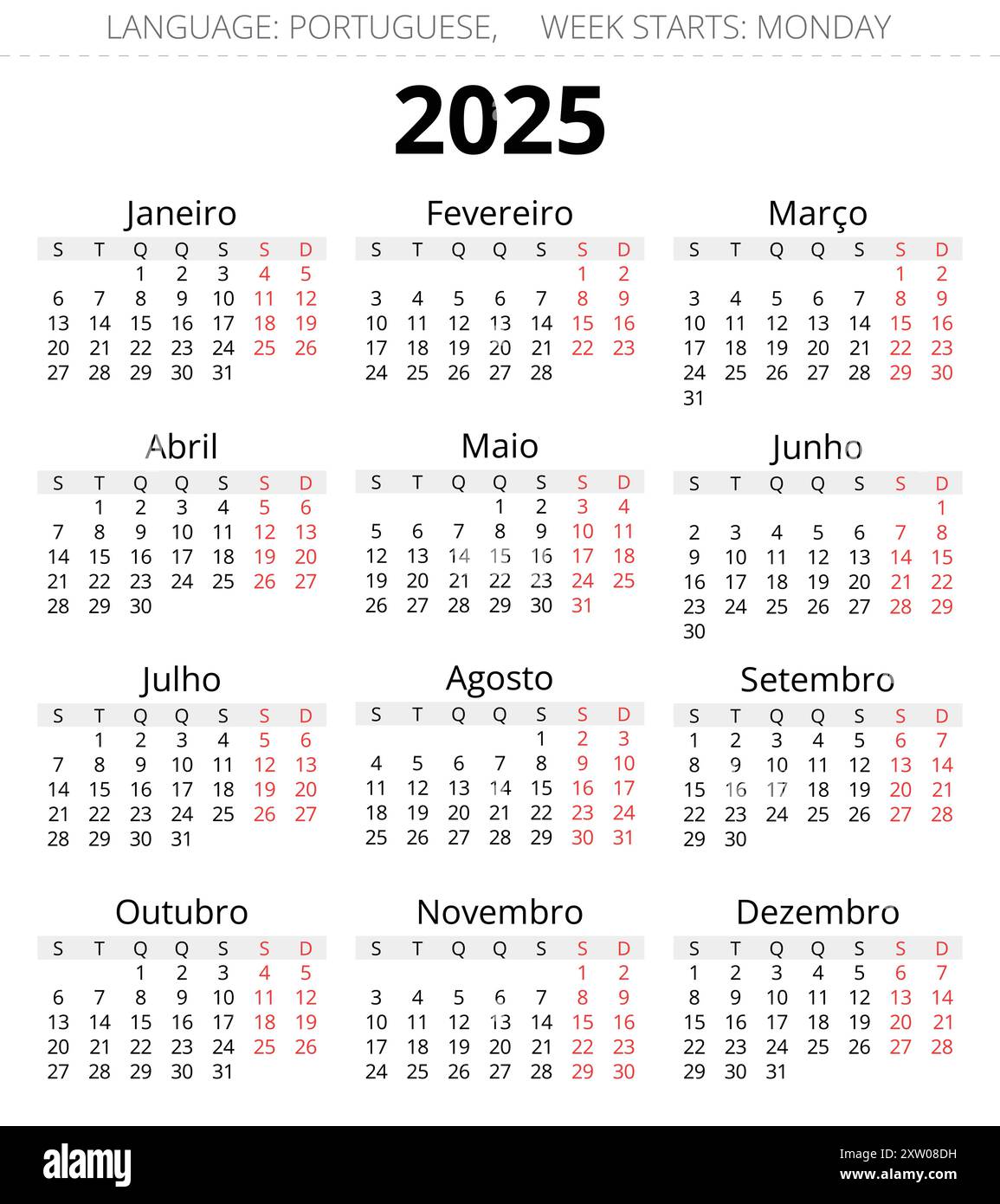 Portugal calendar 2025 hires stock photography and images Alamy