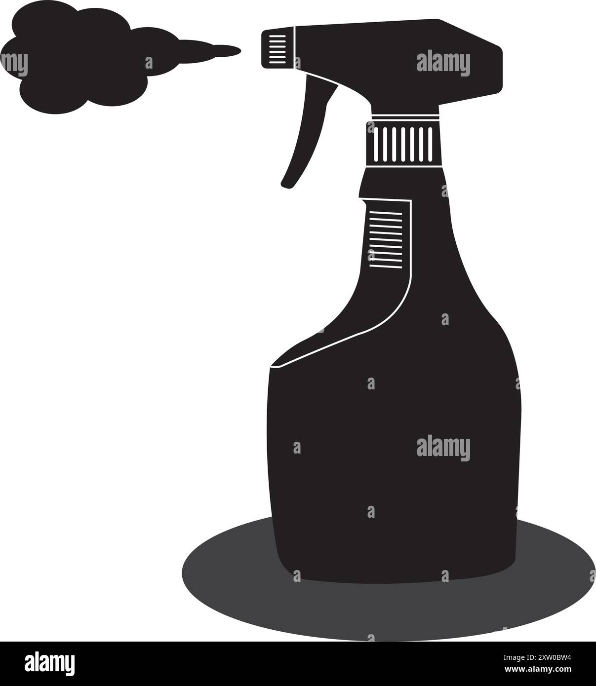 Spray mist bottle Black and White Stock Photos & Images - Alamy