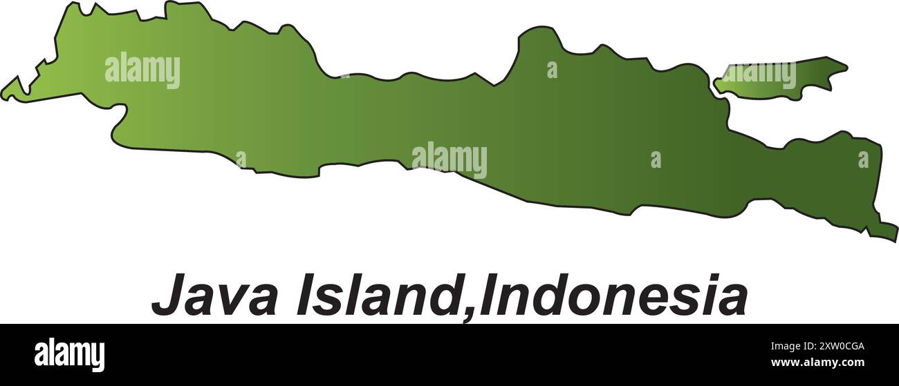 Map of Java Island vector illustration design Stock Vector Image & Art ...