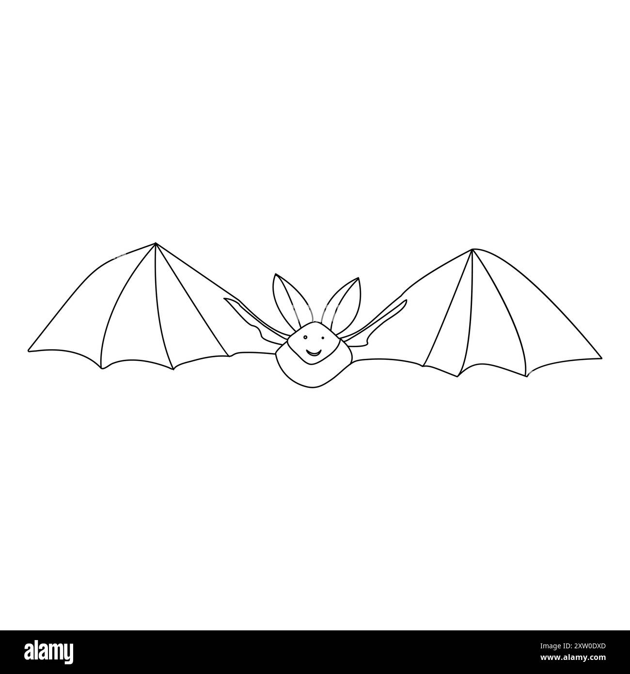 Continuous one line butterfly flying single line outline art drawing