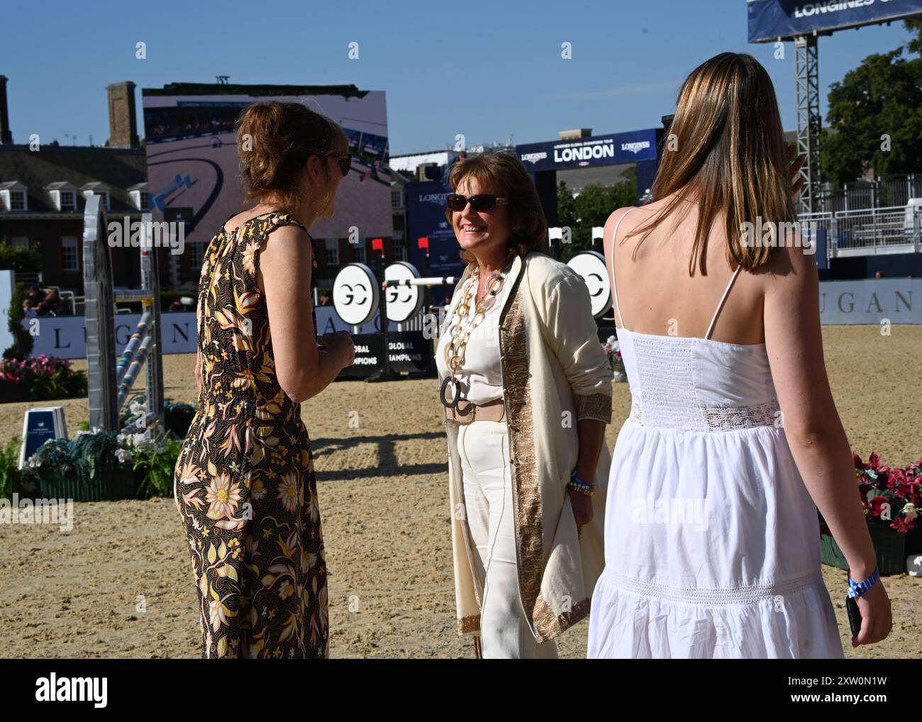 LONDON, UK. 16th Aug, 2024. Jana Wargers is a rider who completed the ...