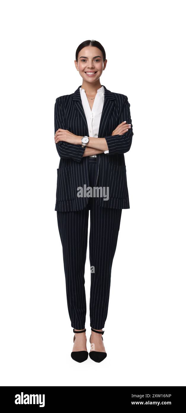 Woman wearing black suit jacket fashion Cut Out Stock Images & Pictures ...