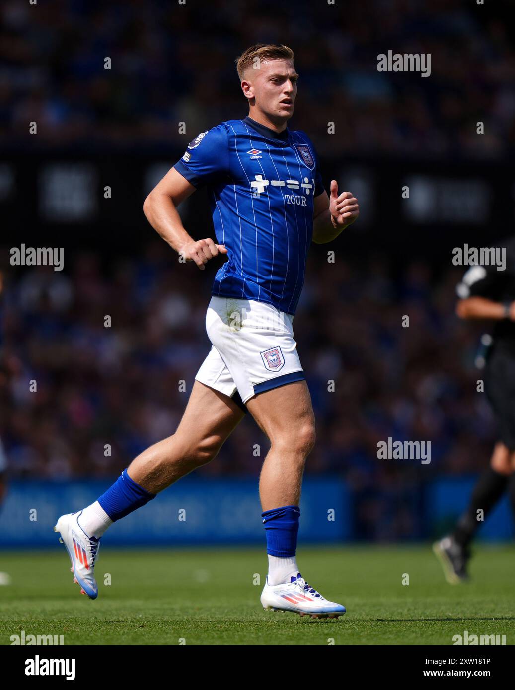 Ipswich Town's Liam Delap during the Premier League match at