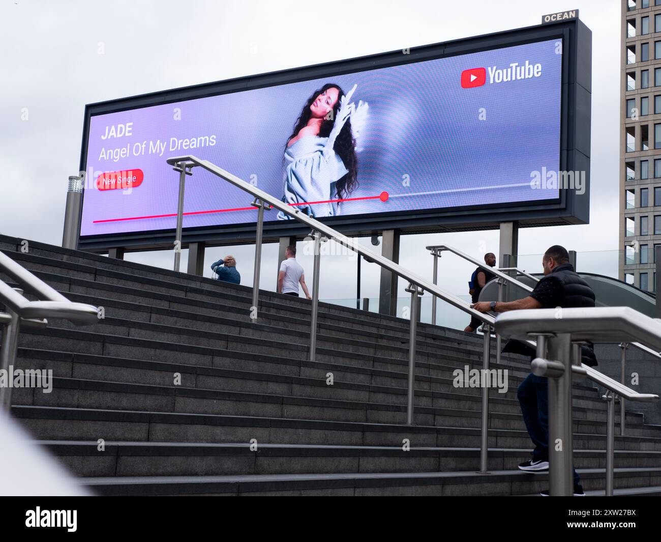 Ocean Outdoor advert screen, a type of Digital out of Home advertising ...