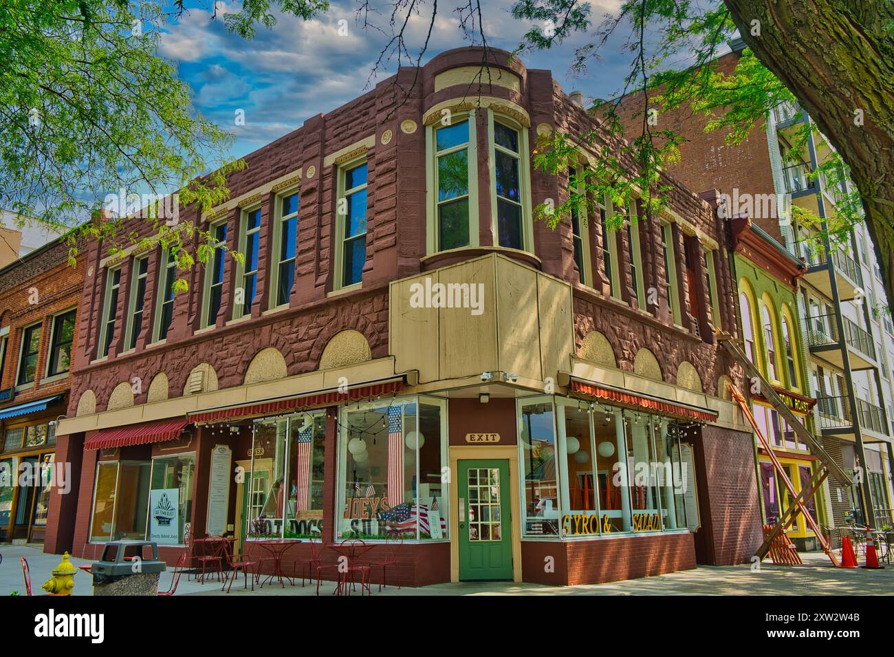 Downtown restaurant in Lima Ohio USA 2024 Stock Photo