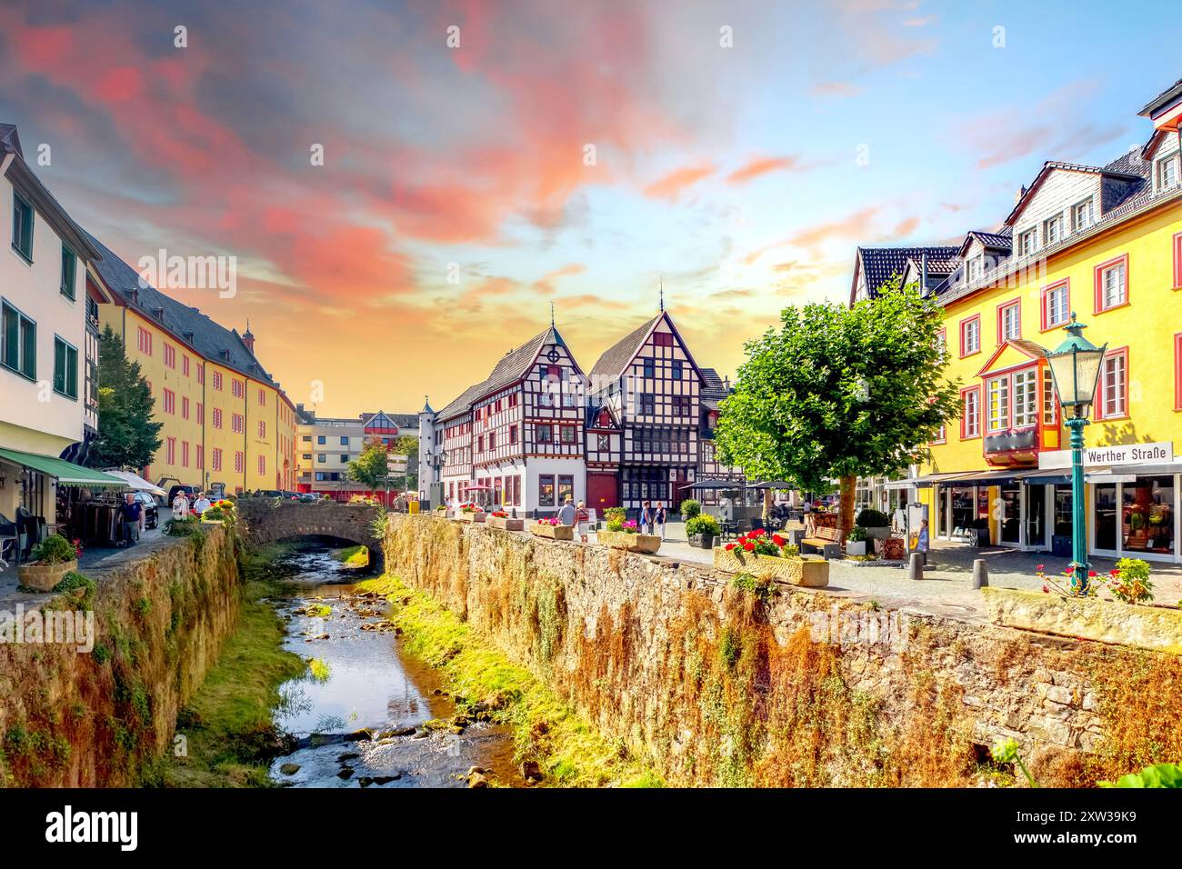 Old city of Bad Münstereifel, Germany Stock Photo