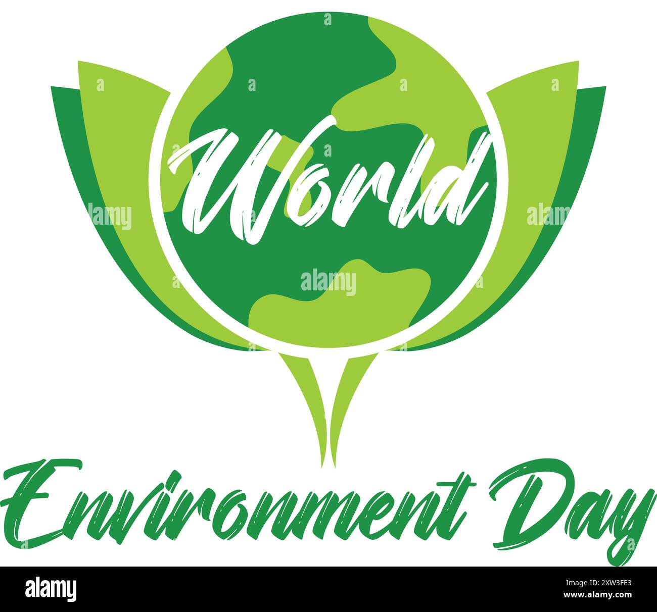 World Environment Day Creative Design Stock Vector