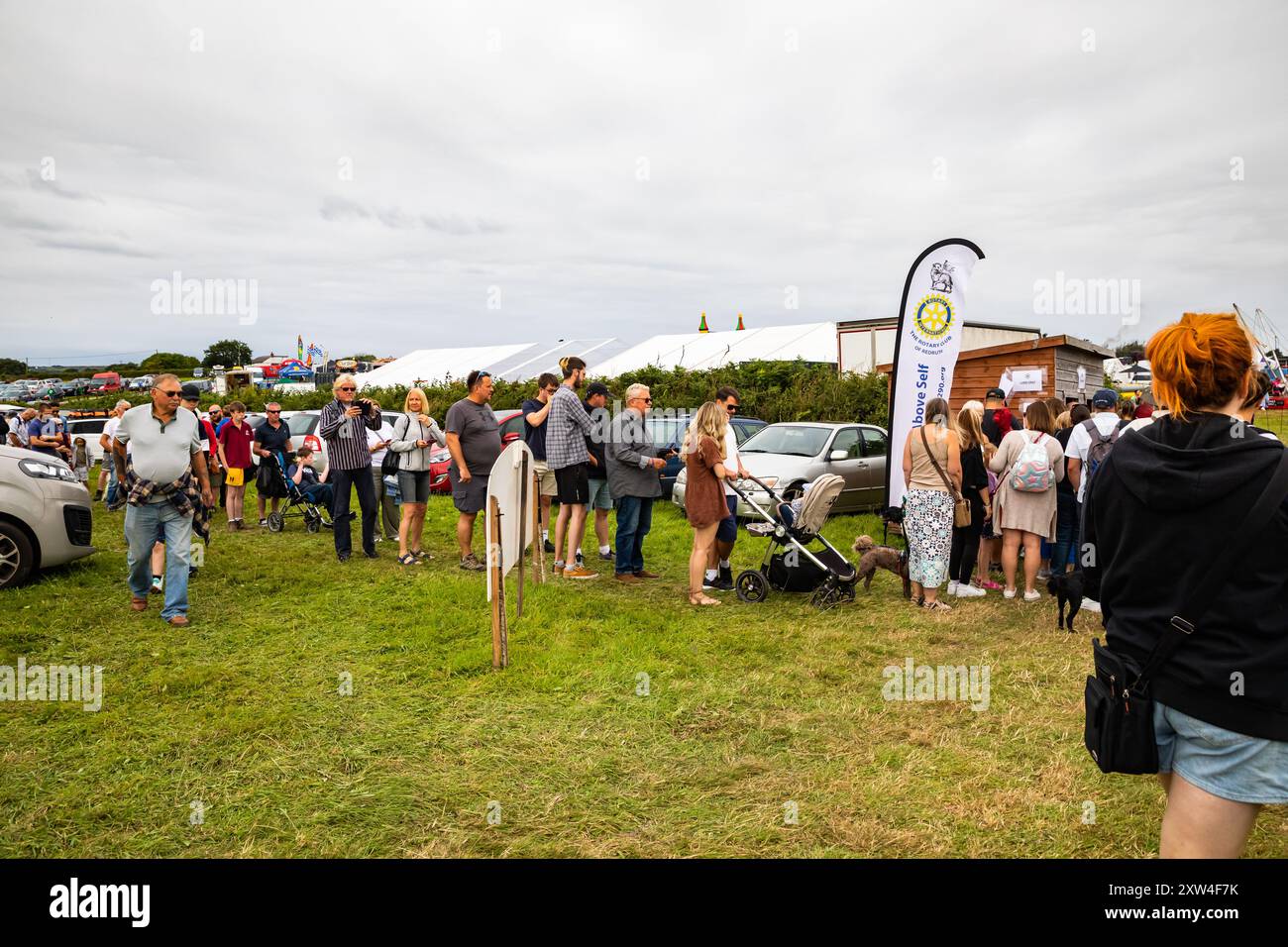 Stithians,Cornwall,UK,17th Aug, 2024.Large crowds attend The West of ...