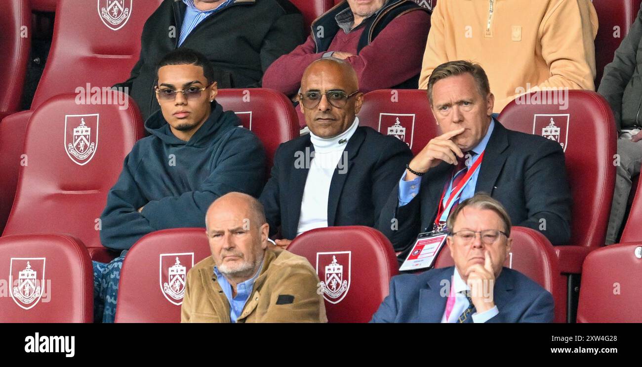 Turf Moor, Burnley, Lancashire, UK. 17th Aug, 2024. EFL Championship Football, Burnley versus Cardiff City; Joao Mendes, son of Ronaldinho Ga&#xfa;cho and new Burnley player watches the match from the stands. Credit: Action Plus Sports/Alamy Live News Stock Photo