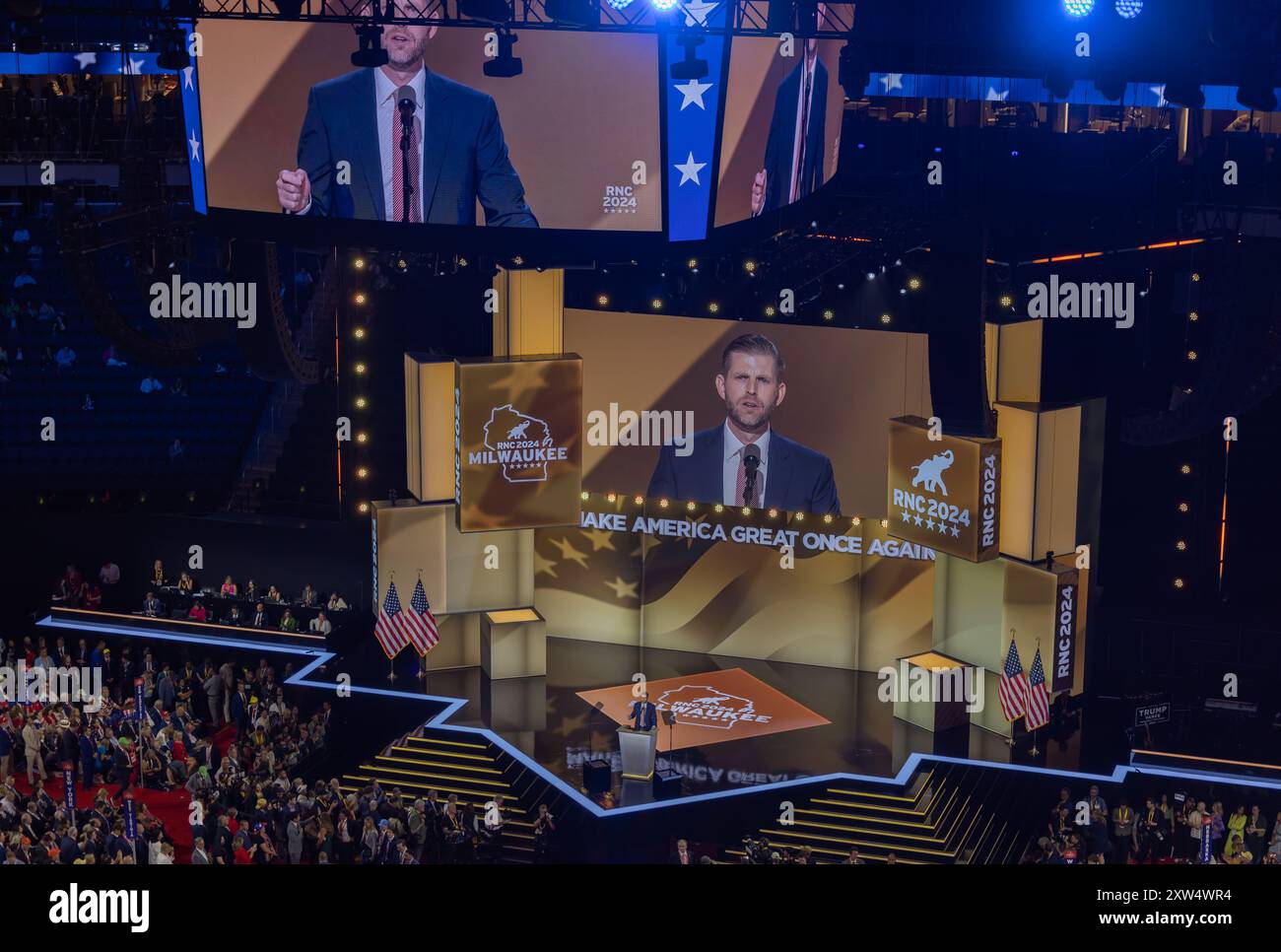 MILWAUKEE, Wis. July 18, 2025 Eric Trump, son of former President