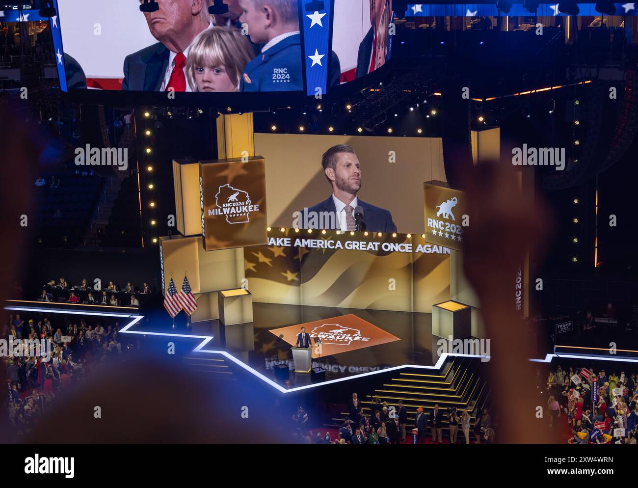 MILWAUKEE, Wis. July 18, 2024 Eric Trump, son of former President