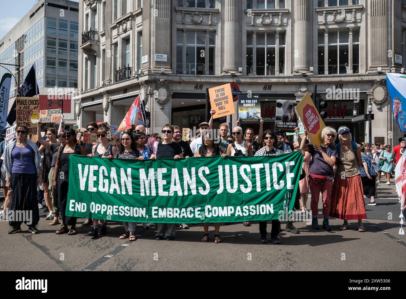 Peta animal justice protestors hi-res stock photography and images - Alamy