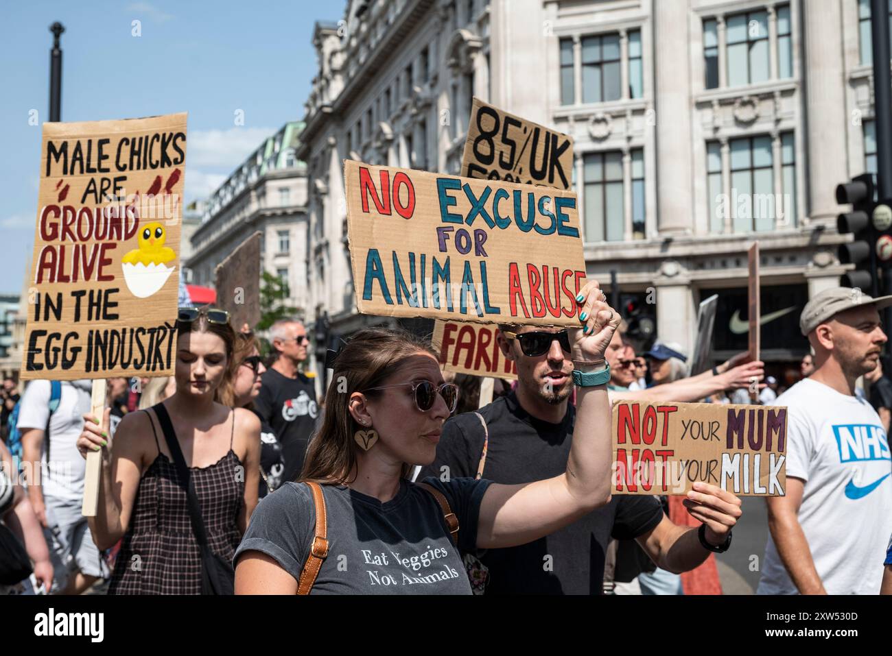 Peta animal rights protestors hi-res stock photography and images - Alamy