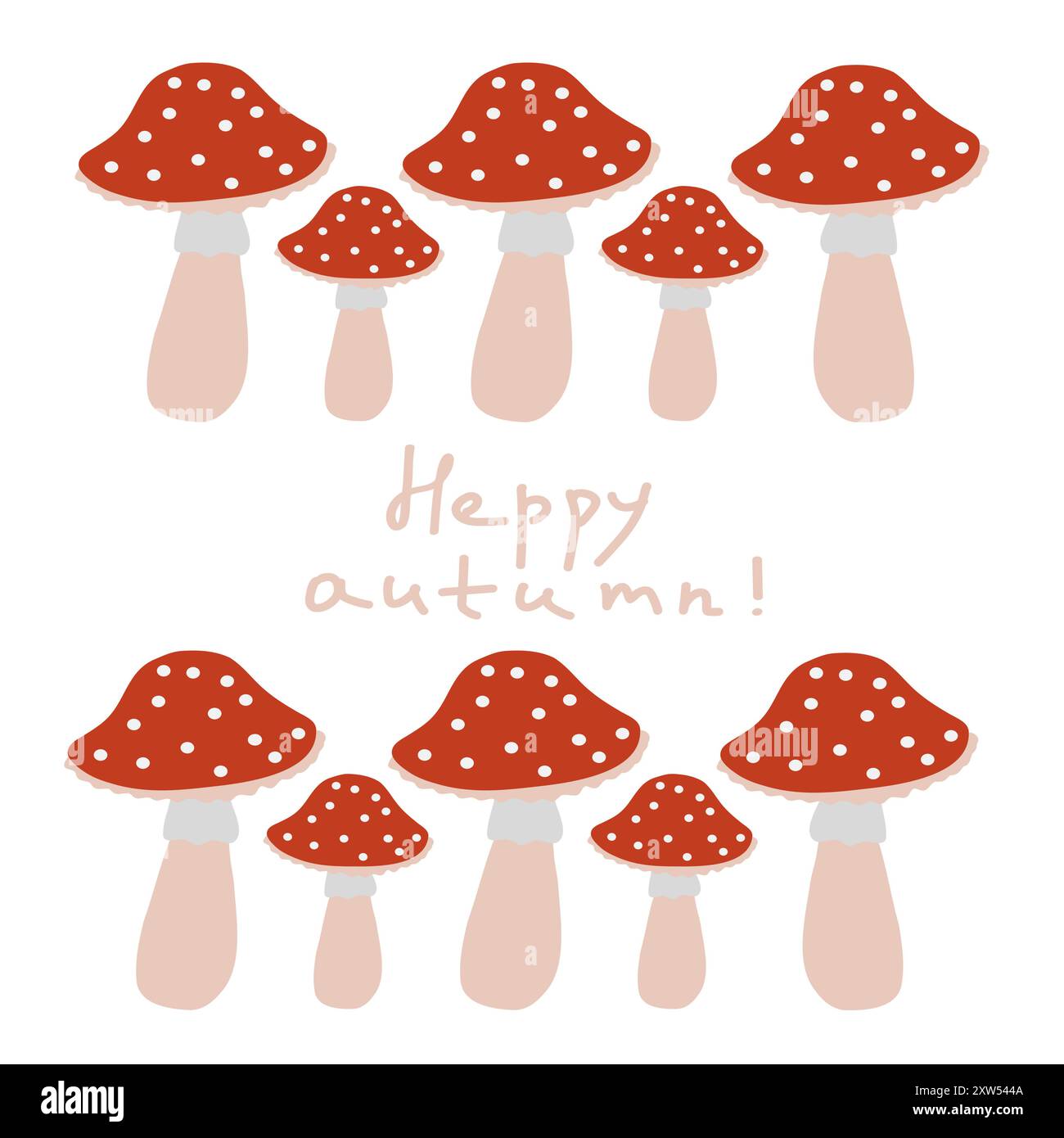 Mushrooms plants hand drawn Stock Vector Images - Alamy