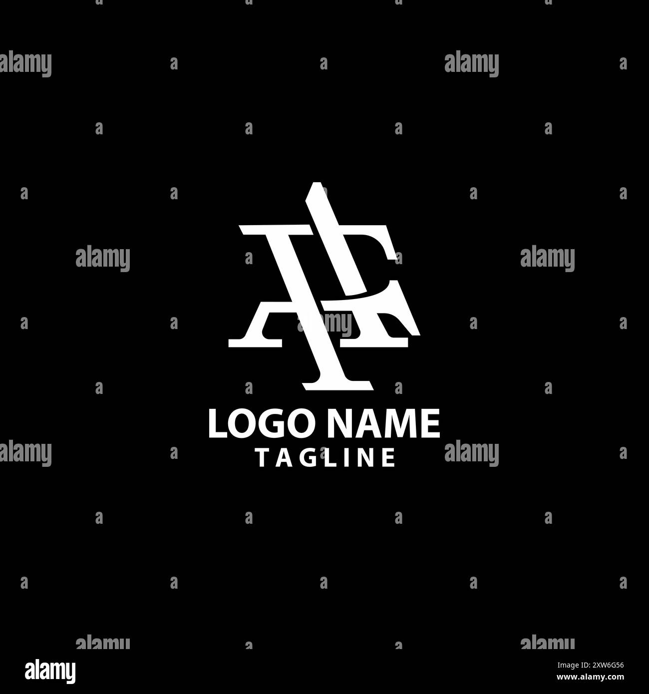 initial letter AF monogram logo design vector Stock Vector Image & Art ...
