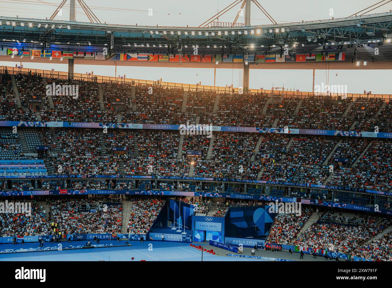 Image of the Olympic Stadium in Paris during the 2024 Olympic Games ...