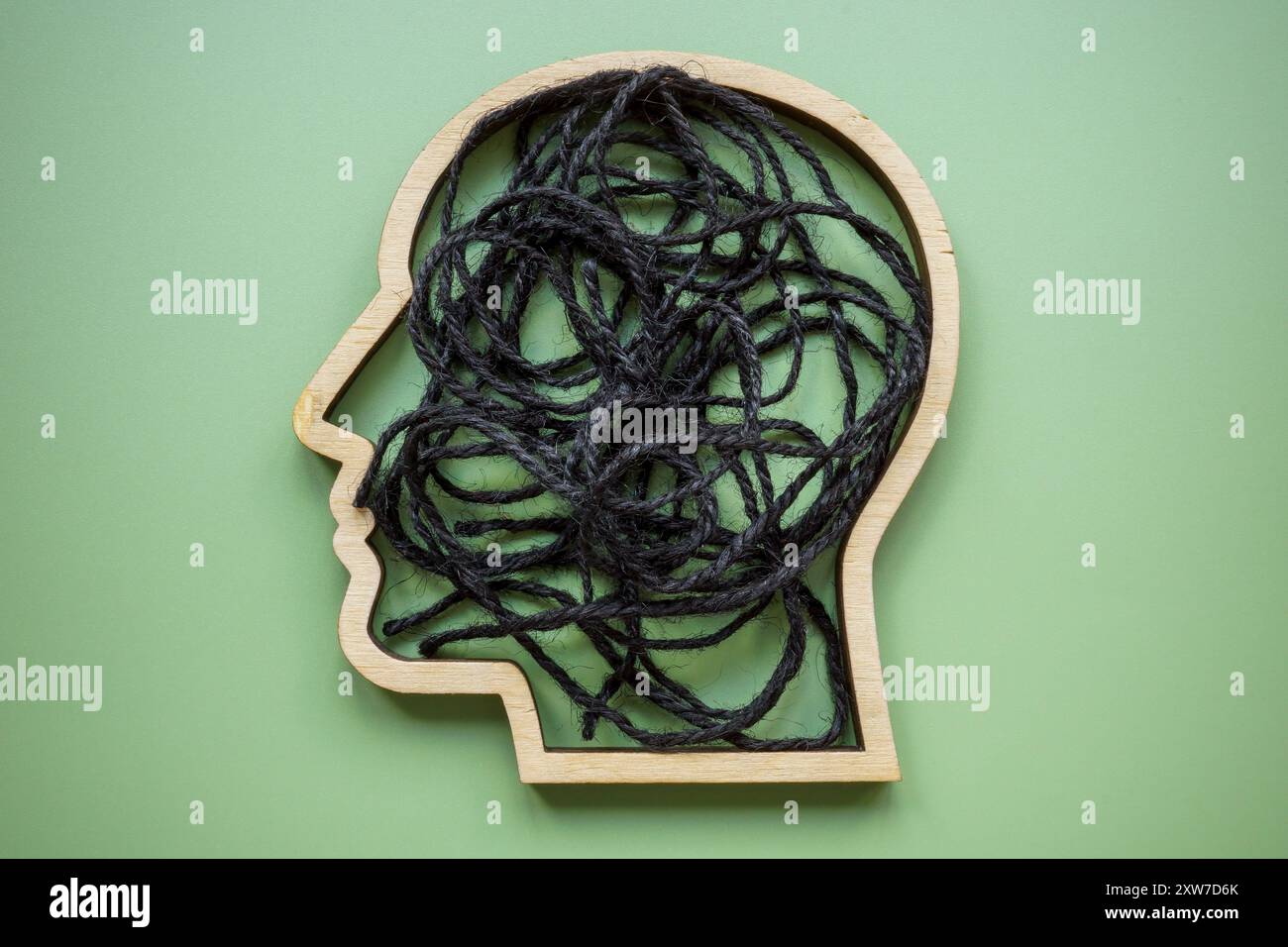 Mental health design head hi-res stock photography and images - Alamy