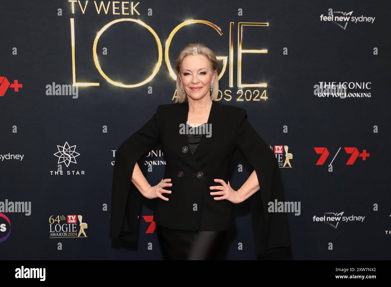 rebecca-gibney-at-the-logie-awards-hi-res-stock-photography-and-images