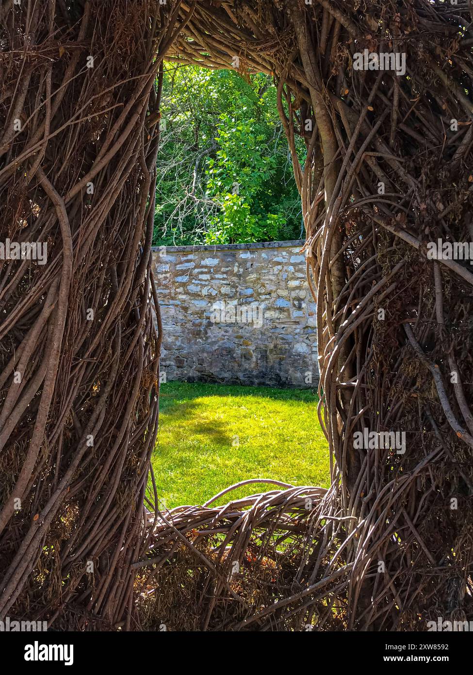 Stickwork patrick dougherty hi-res stock photography and images - Alamy