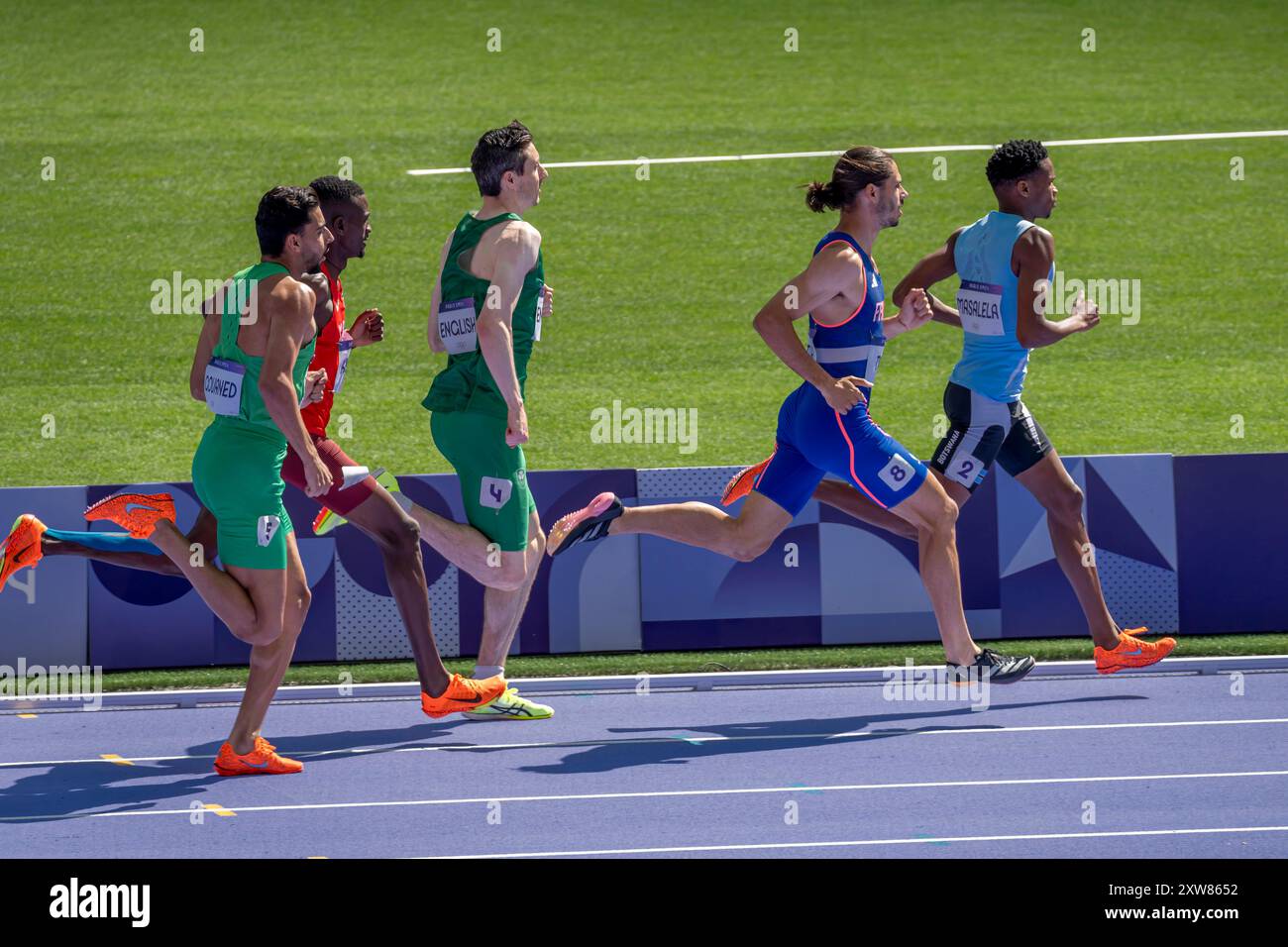 Paris, France - 08 07 2024: Olympic Games Paris 2024. View of men's ...