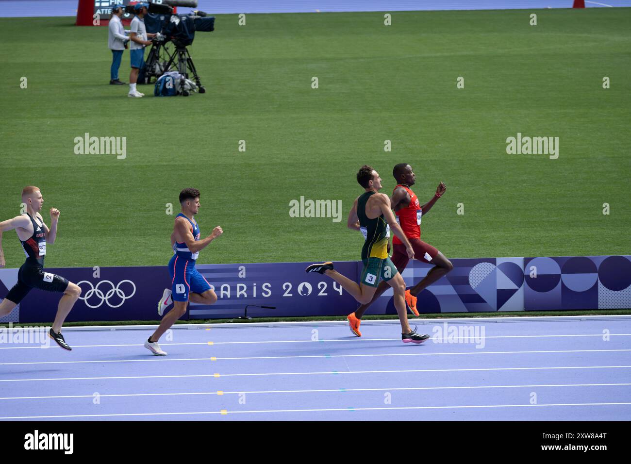 Paris, France - 08 07 2024: Olympic Games Paris 2024. View of men's ...